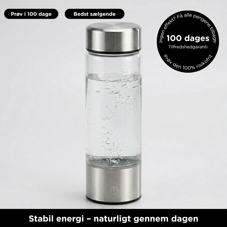 HYDRIX™ — 420 ml hydrogenflaske i glas